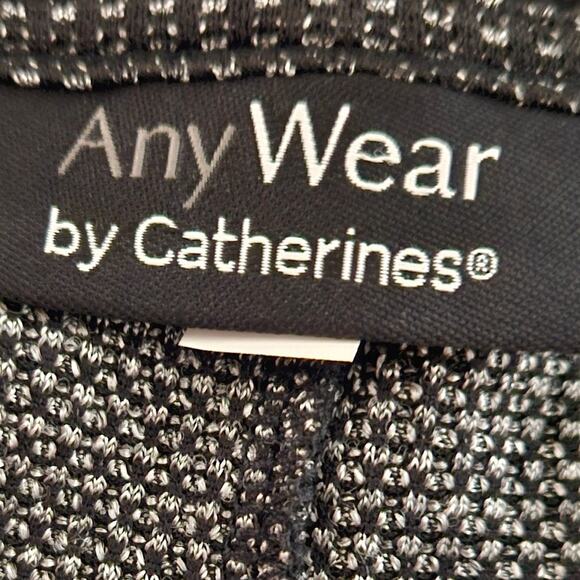 Black Knit Sleeveless Blouse Size 3X - Picture 3 of 3